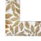 4" x 6" Brown & White Floral Wood Tabletop Frame, Atelier by Studio Décor®